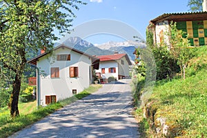 Alpine Village near Tolmin, Slovenia