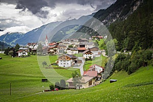 Montana alta municipio en Tirol 