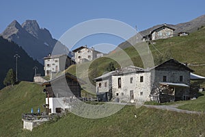 Alpine village in the Val Viola