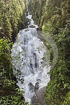 Alpine waterfall