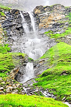 Alpine waterfall