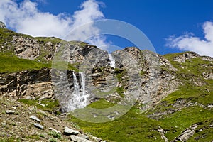 Alpine waterfalls