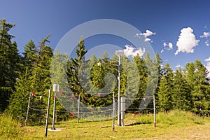 Alpine weather station