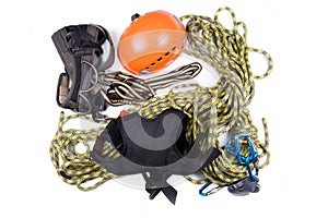 Alpinist, mountain climber, or ropejumper tools