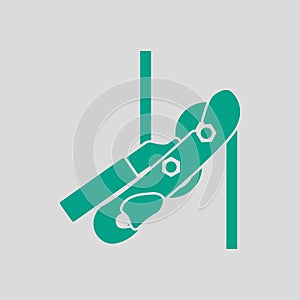 Alpinist Rope Ascender Icon