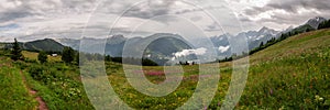 Alps, France (Col de Voza) - Panorama