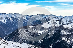 Alps Landscape in Auron, France