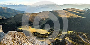 Alps Mountain panorama in Dolomiti Alps