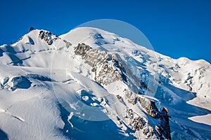 The Alps over Chamonix