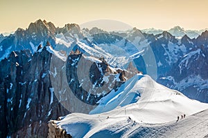 The Alps over Chamonix photo