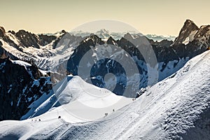 The Alps over Chamonix