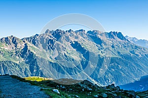 The Alps over Chamonix