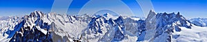 Alps Panorama from Aiguille du Midi