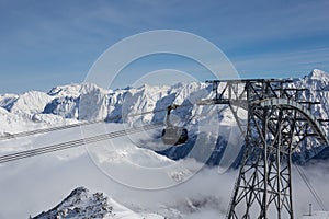 Alps Panorama in Solden, Austria