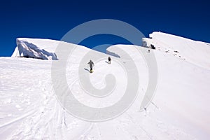 Alps peak climb