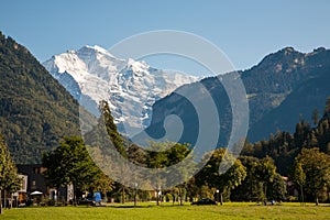 Alps seen from Interlaken