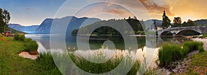 Alps in Slovenia - lake Bohinj