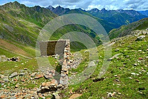 Alps South Tyrol - view from Timmelsjoch