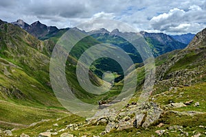 Alps South Tyrol - view from Timmelsjoch