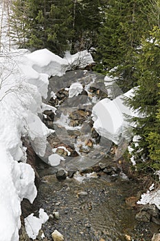 Alps in winter