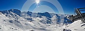 Alps Winter Panorama