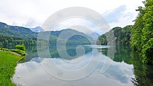 Alpsee Lake in Germany