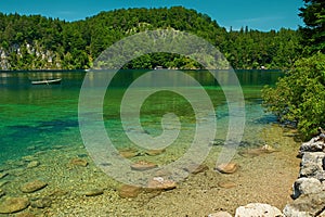 Alpsee lake at Hohenschwangau near Munich in Bavaria