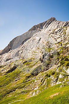 Alpspitze mountain in Bavaria photo