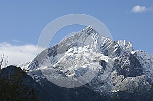 The Alpspitze nearby Garmisch-Partenkirchen
