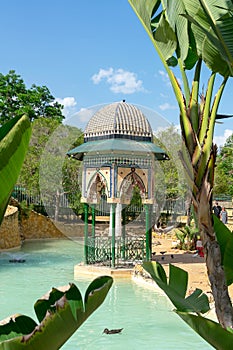 AlquerÃ­a Park in Seville, Andalusia. Spain. May 1, 2022