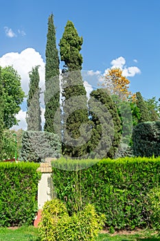 AlquerÃ­a Park in Seville, Andalusia. Spain. May 1, 2022