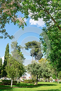 AlquerÃ­a Park in Seville, Andalusia. Spain. May 1, 2022