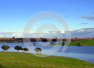 Alqueva greater artificial lake photo