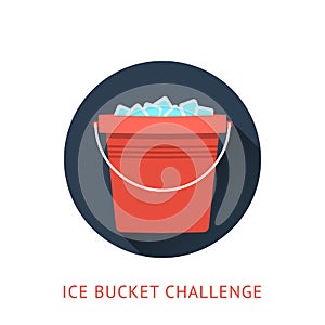 Als ice bucket challenge concept photo