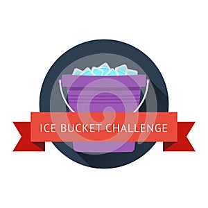 Als ice bucket challenge concept