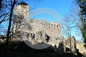 Castle of Bernstein in Alsace