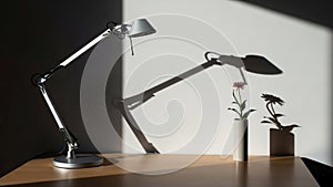 Also casts a distinct shadow creating a visually striking contrast