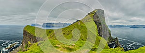 Alsoy Island and Kallur lighthouse, Faroe Islands