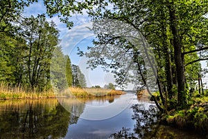 Alster river in Karlstad Sweden