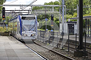 Alstom Regio Citadis lightrail tram running on Randstadrail by HTM