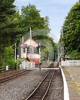 Alston Signal Box and Level Crossing