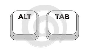 Alt Tab grayscale keyboard hotkey