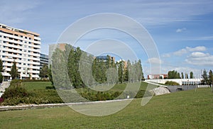 Alta de Lisboa and the Oriental Park in Lisbon, Portugal