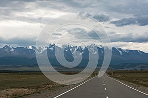Altai mountains road