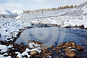 Altai under snow