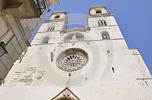 Altamura, facade of the Cathedral of Santa Maria Assunta photo