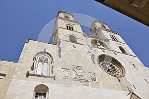 Altamura, facade of the Cathedral of Santa Maria Assunta photo