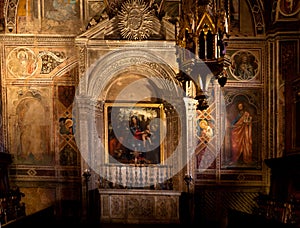 Altar Cappella dei Signori, Siena, Tuscany, Toscana, Italy, Italia