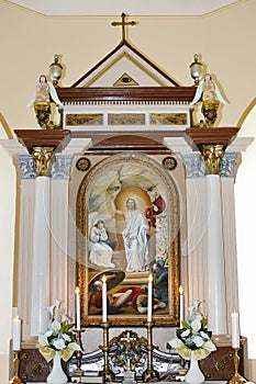 An altar in the Catholic Church