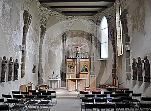 Altar in the church